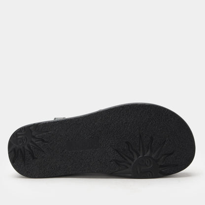 Alegria Audie Phosphorescence Black Sandal
