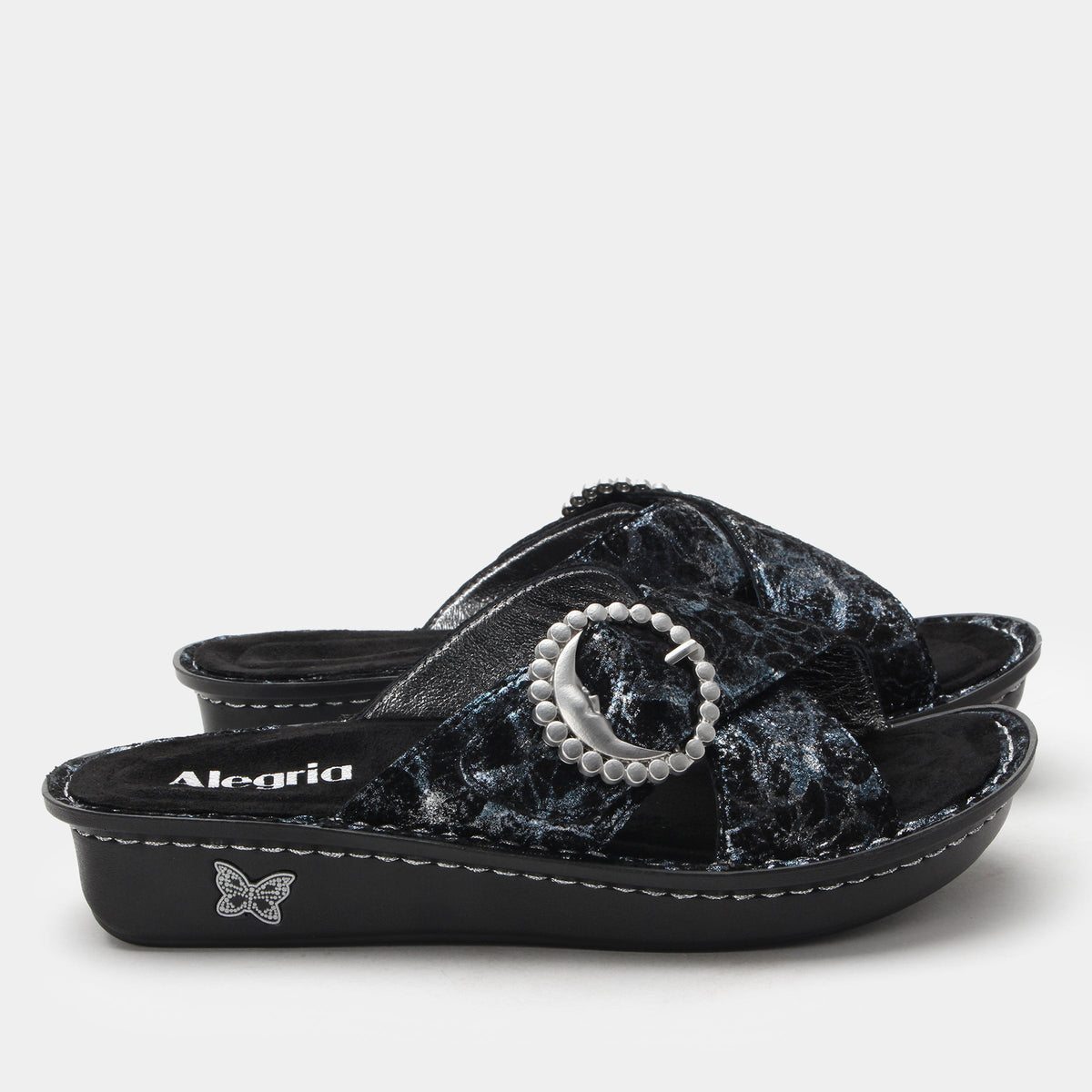 Alegria Vanya Moon Shadow Silver Sandal