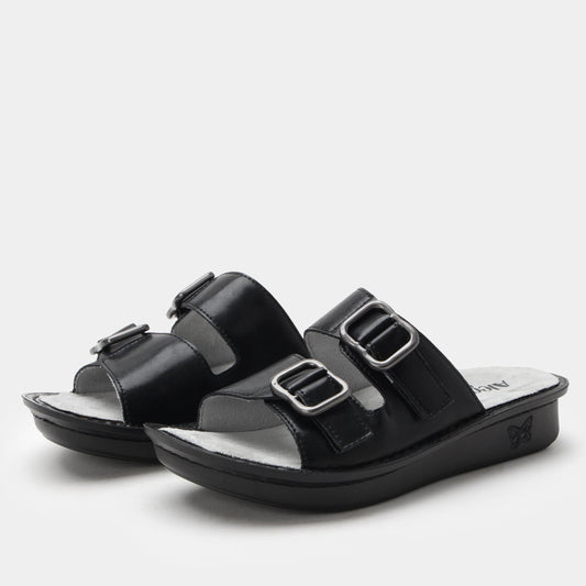 Alegria Verah Black Sandal
