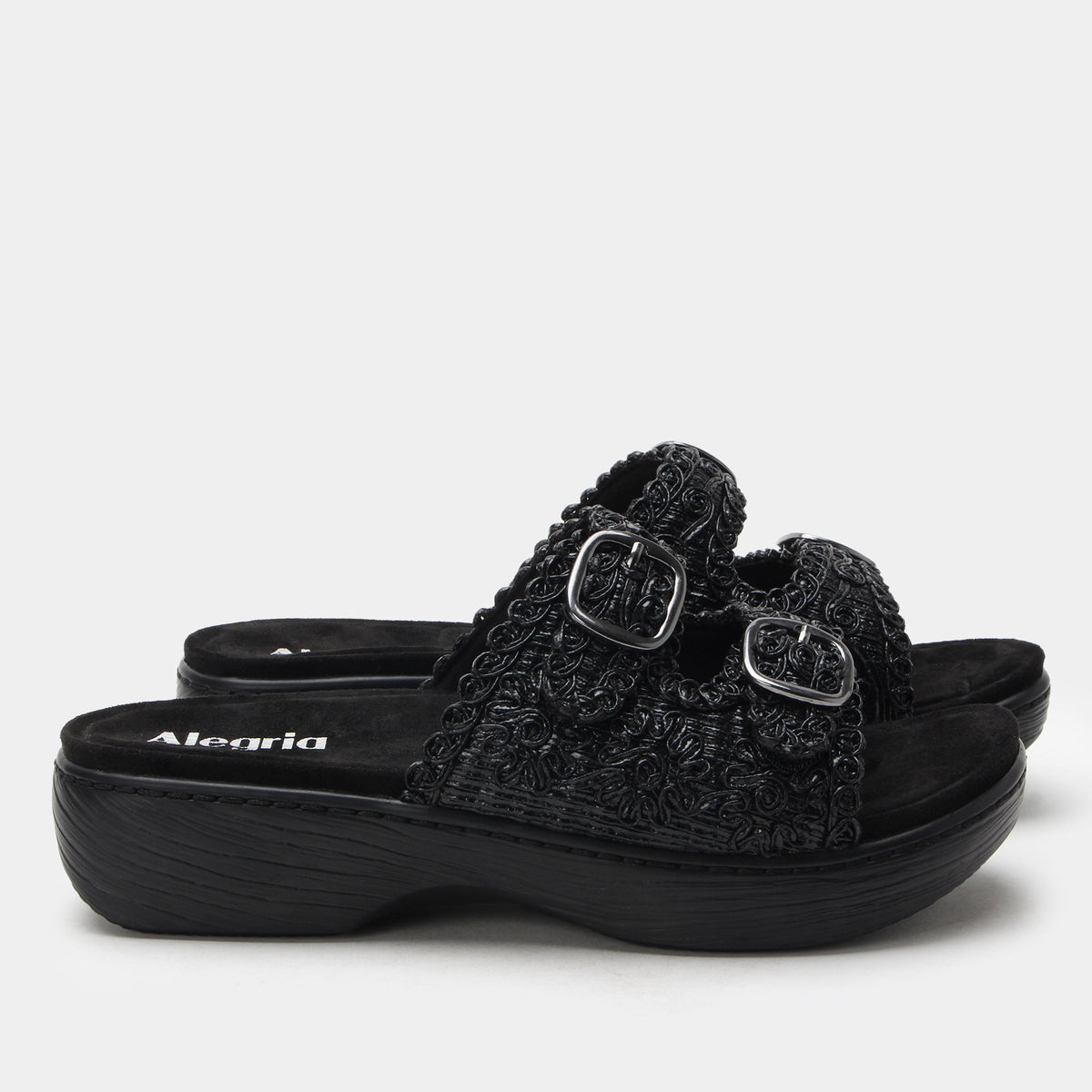 Alegria Oona Fancy Black Sandal