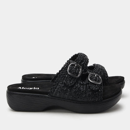 Alegria Oona Fancy Black Sandal