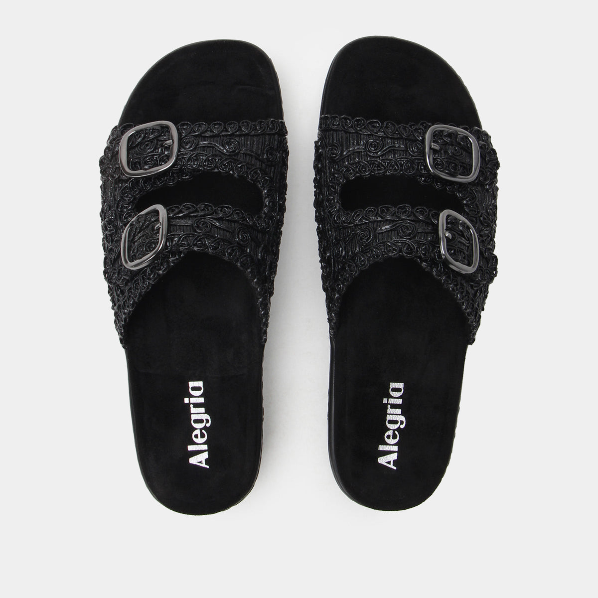 Alegria Oona Fancy Black Sandal