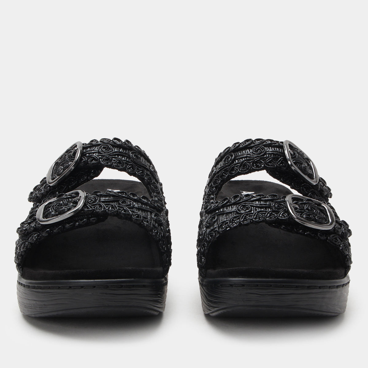 Alegria Oona Fancy Black Sandal