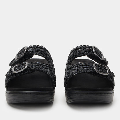 Alegria Oona Fancy Black Sandal