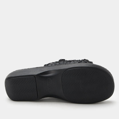 Alegria Oona Fancy Black Sandal