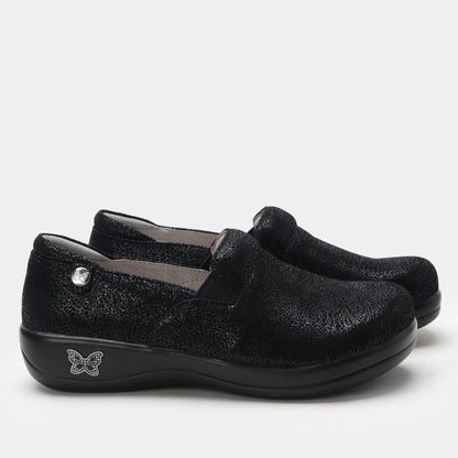 Alegria Keli Crackle Black Shoe