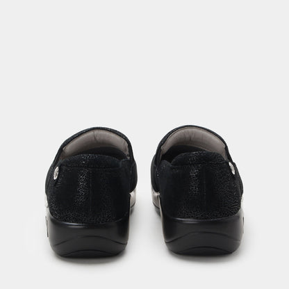 Alegria Keli Crackle Black Shoe