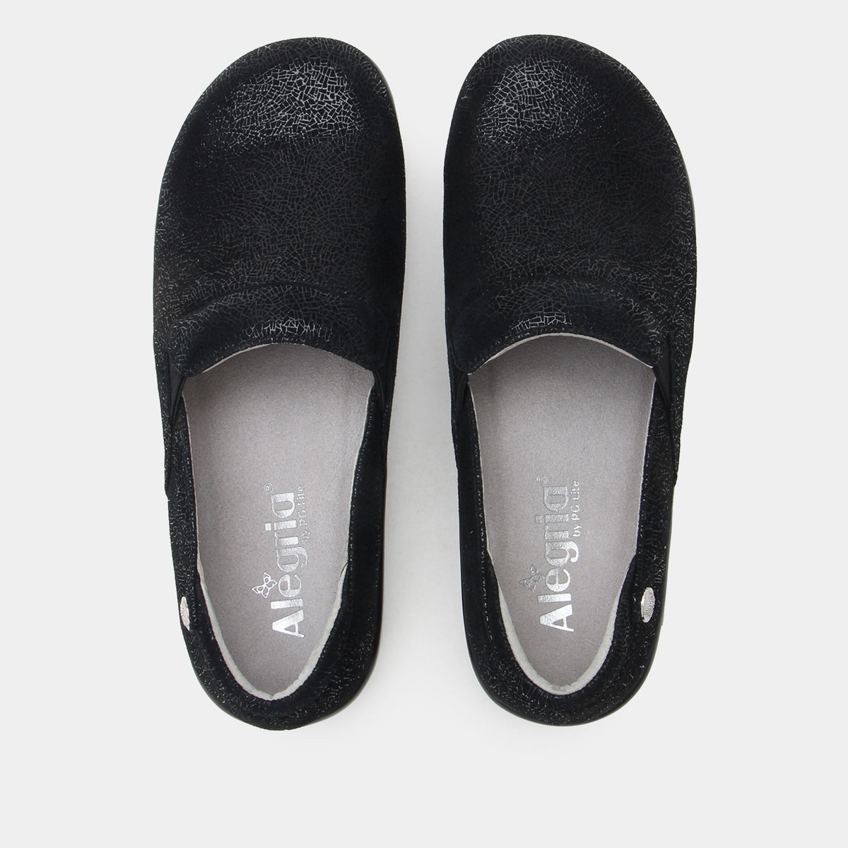 Alegria Keli Crackle Black Shoe