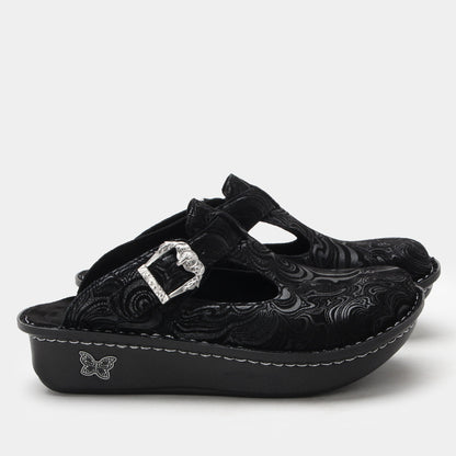 Alegria Classic Swirling Black Shoe