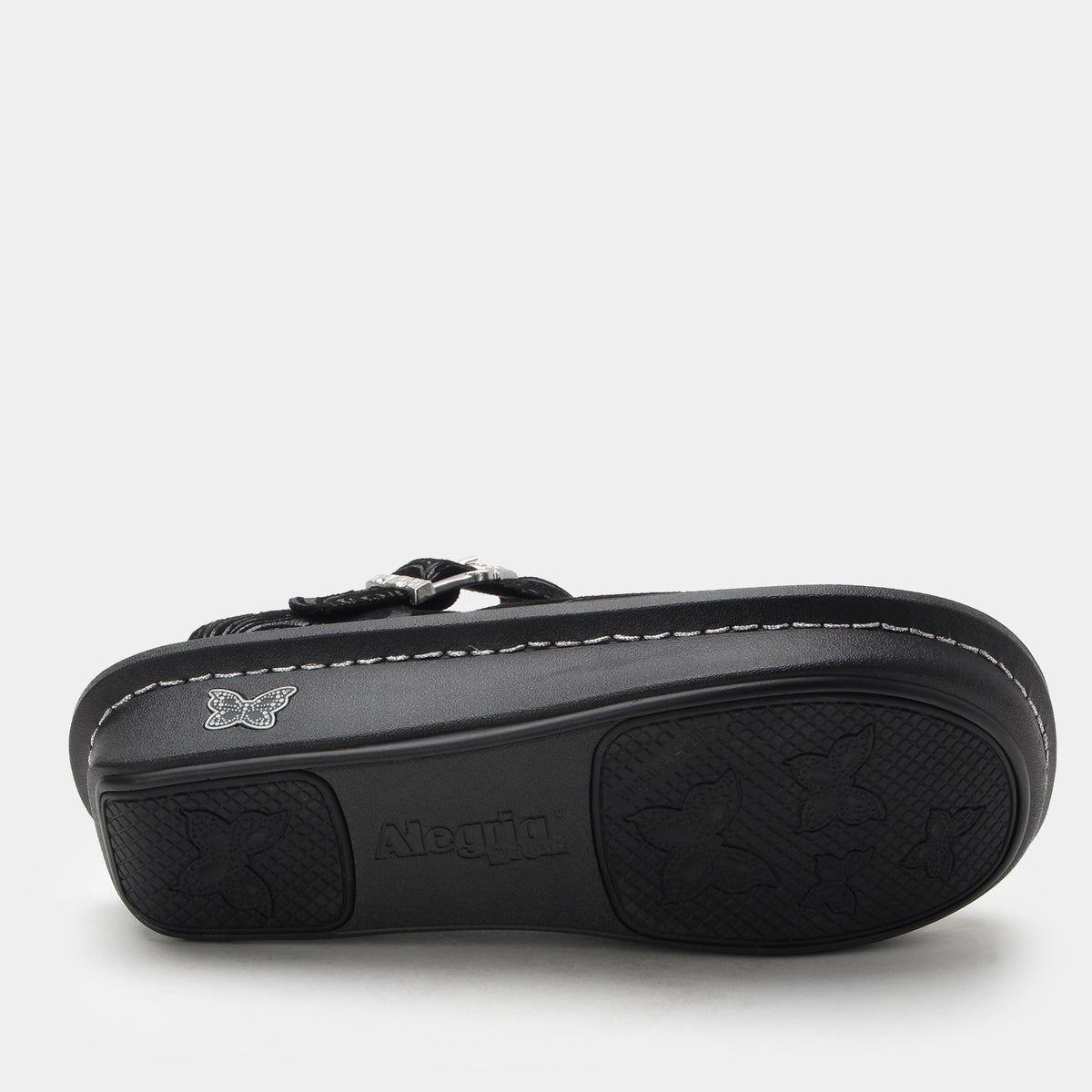 Alegria Classic Swirling Black Shoe
