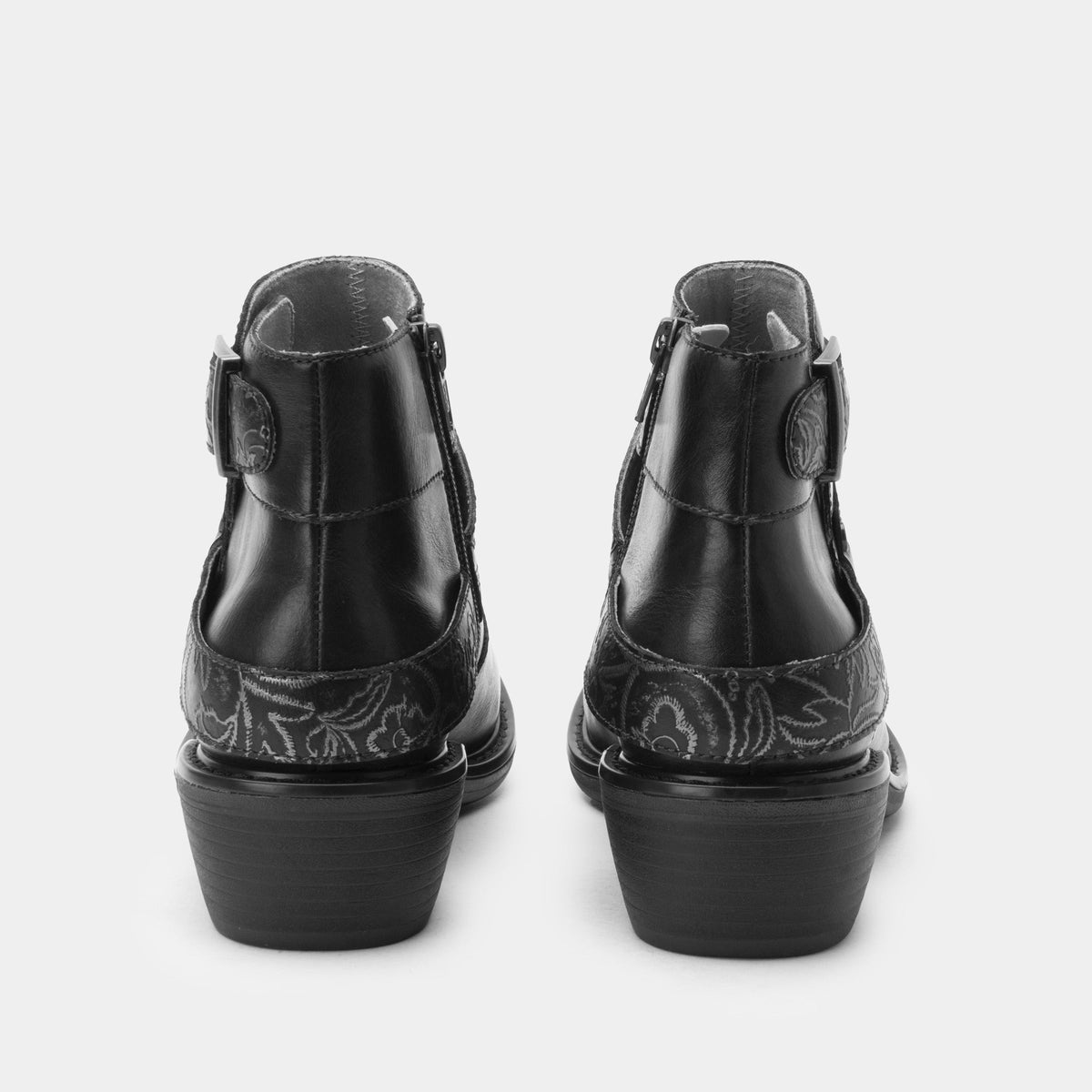Alegria Millie Embroider Me Black Boot