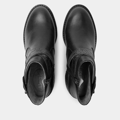 Alegria Millie Embroider Me Black Boot