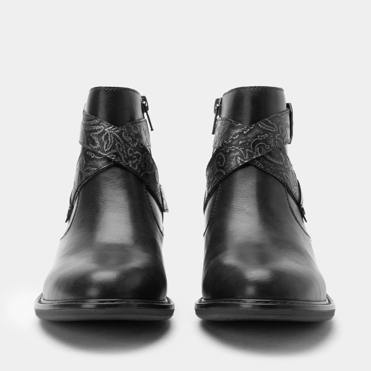 Alegria Millie Embroider Me Black Boot