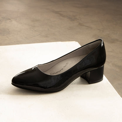 Alegria Lisah Black Patent Shoe