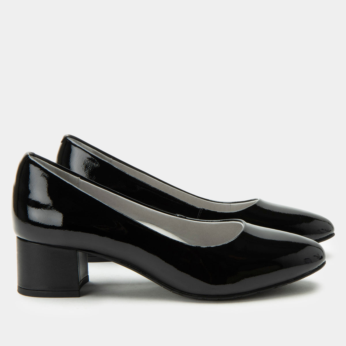 Alegria Lisah Black Patent Shoe