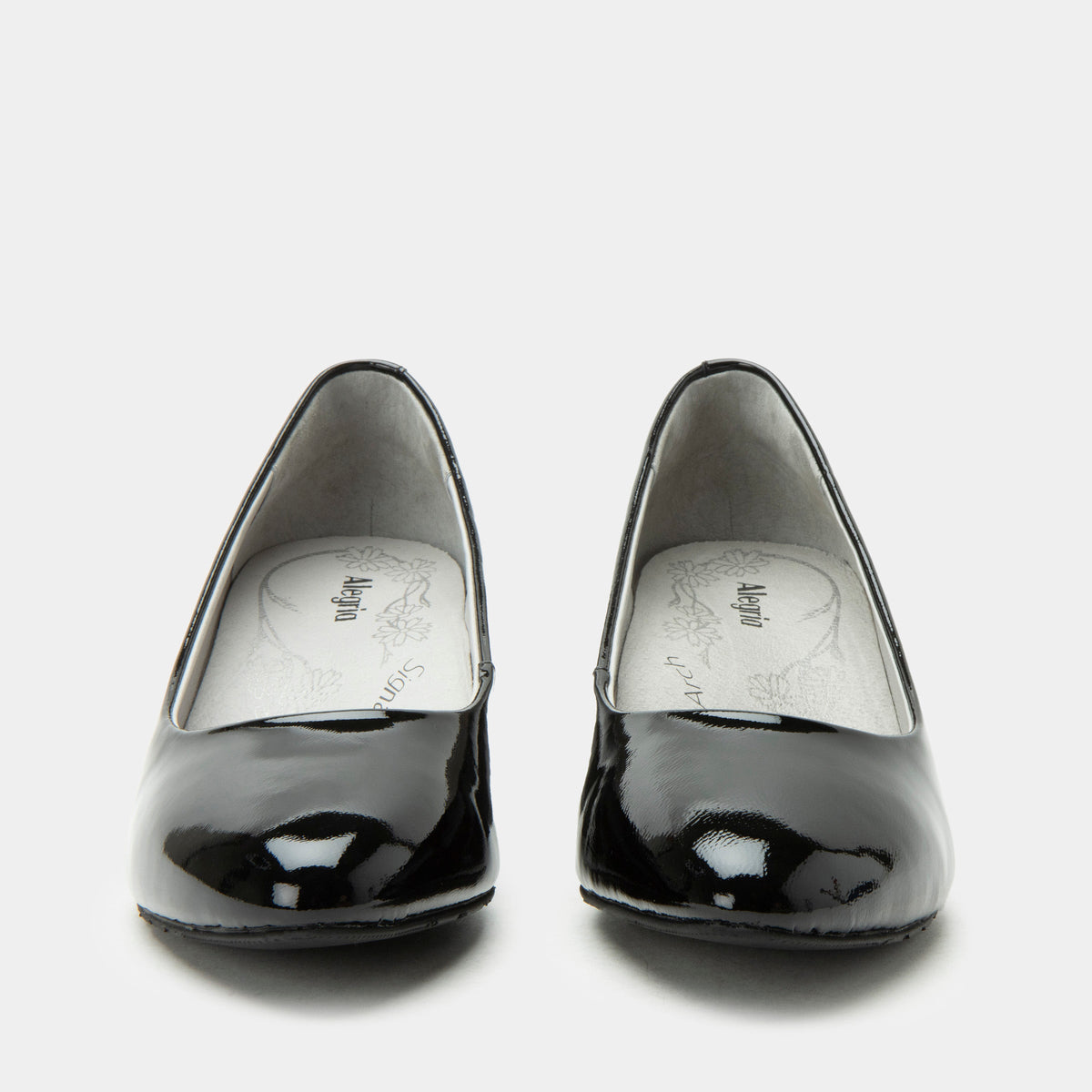 Alegria Lisah Black Patent Shoe