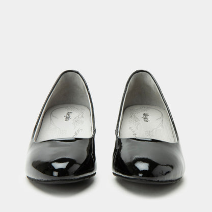 Alegria Lisah Black Patent Shoe