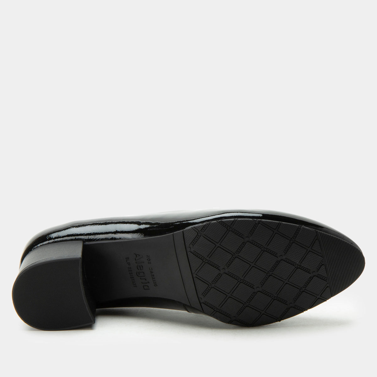 Alegria Lisah Black Patent Shoe