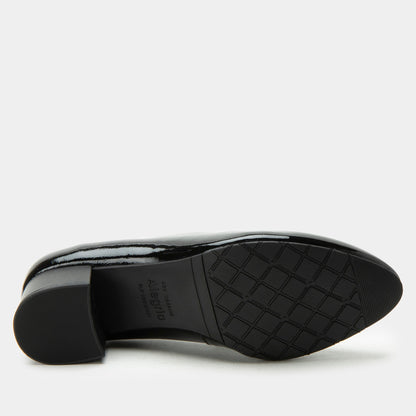 Alegria Lisah Black Patent Shoe