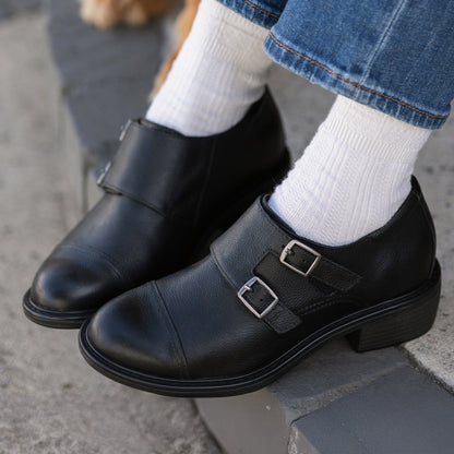 Alegria Mave Black Burnish Shoe