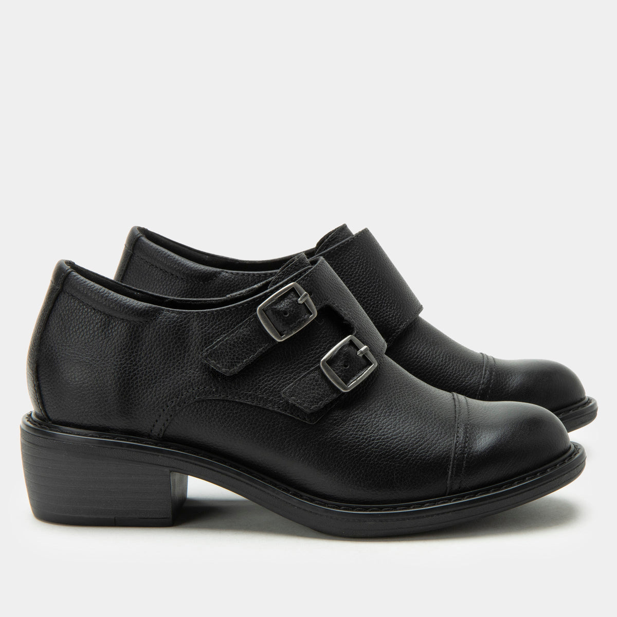 Alegria Mave Black Burnish Shoe
