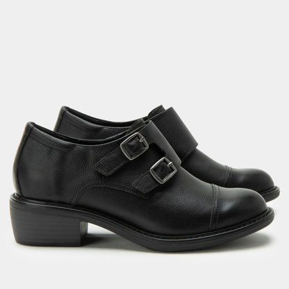 Alegria Mave Black Burnish Shoe