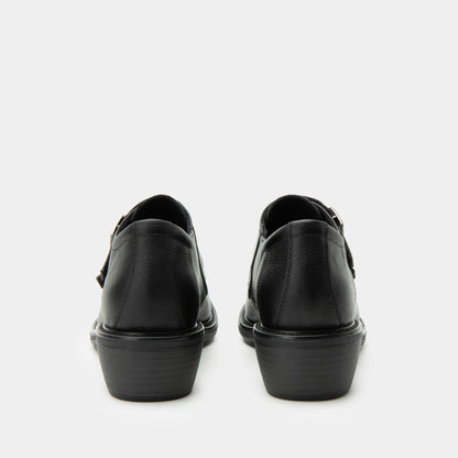 Alegria Mave Black Burnish Shoe