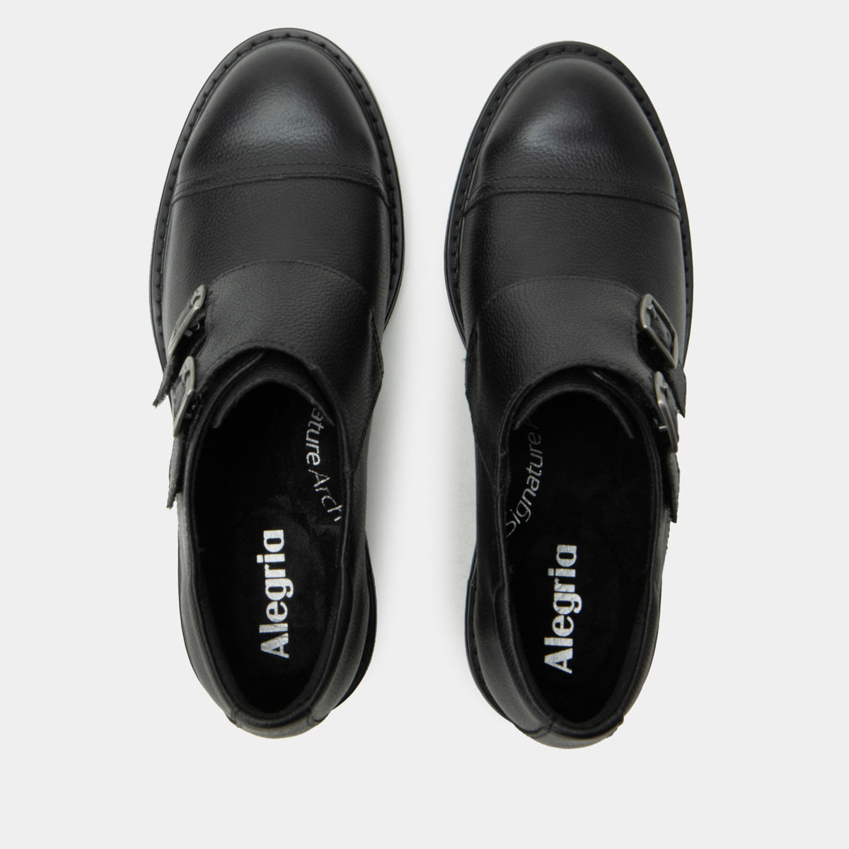 Alegria Mave Black Burnish Shoe