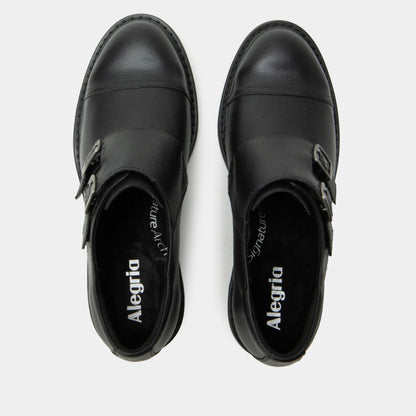 Alegria Mave Black Burnish Shoe