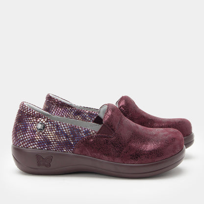 Alegria Keli Glimmer Burgundy Shoe