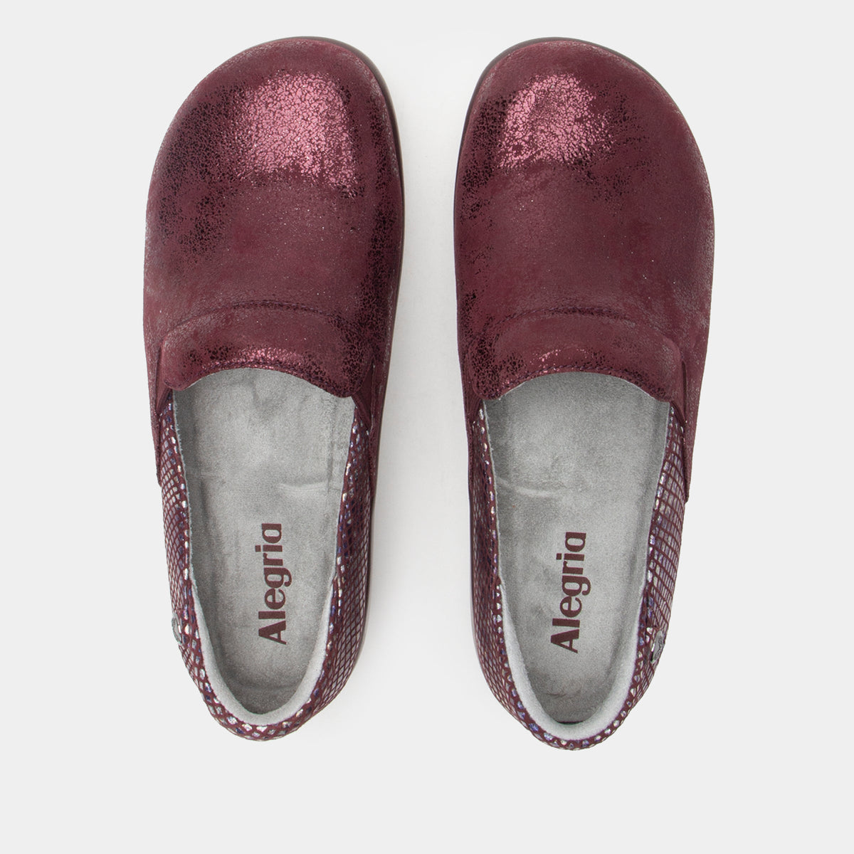 Alegria Keli Glimmer Burgundy Shoe