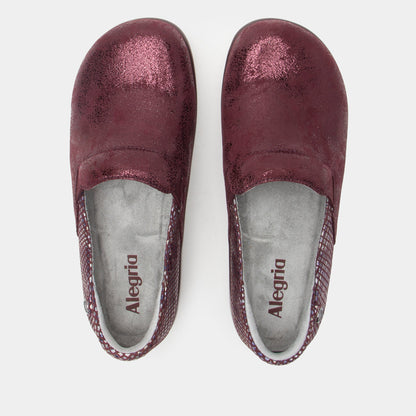 Alegria Keli Glimmer Burgundy Shoe