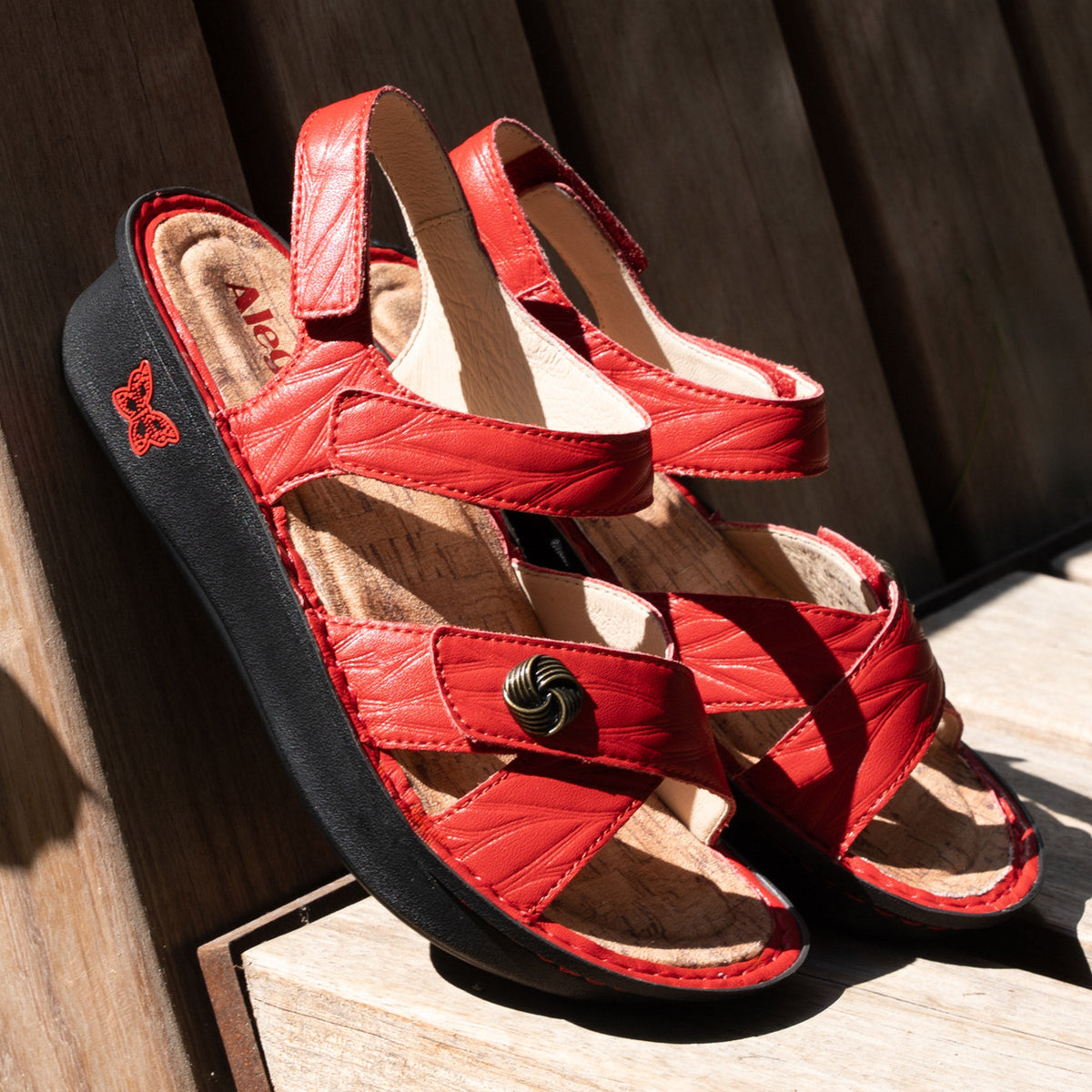 Alegria Kelsi Fondly Red Sandal