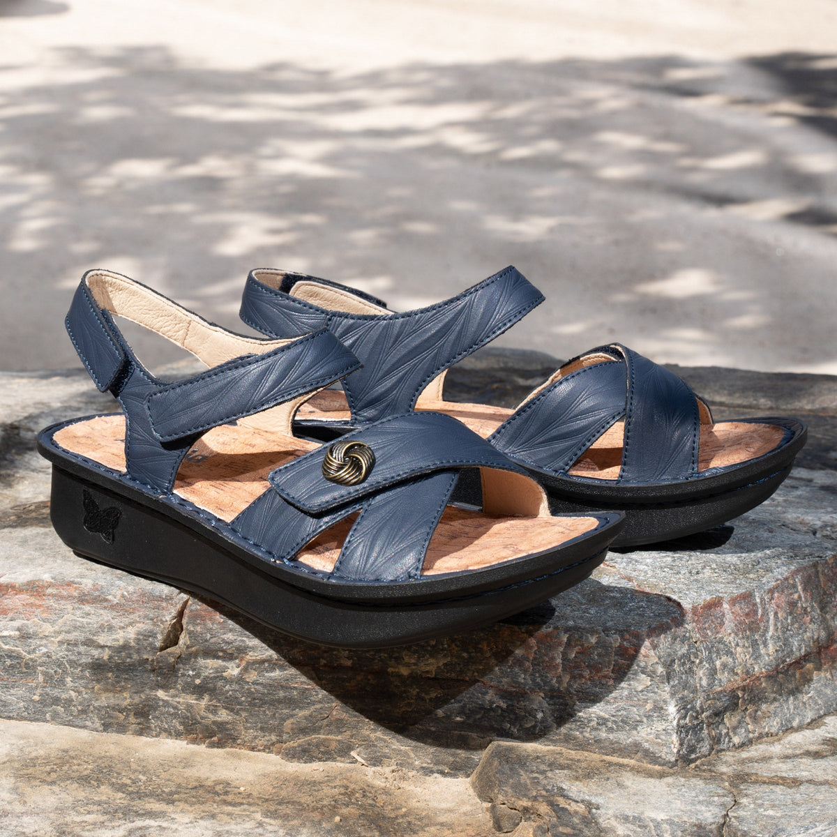 Alegria Kelsi Fondly Navy Sandal