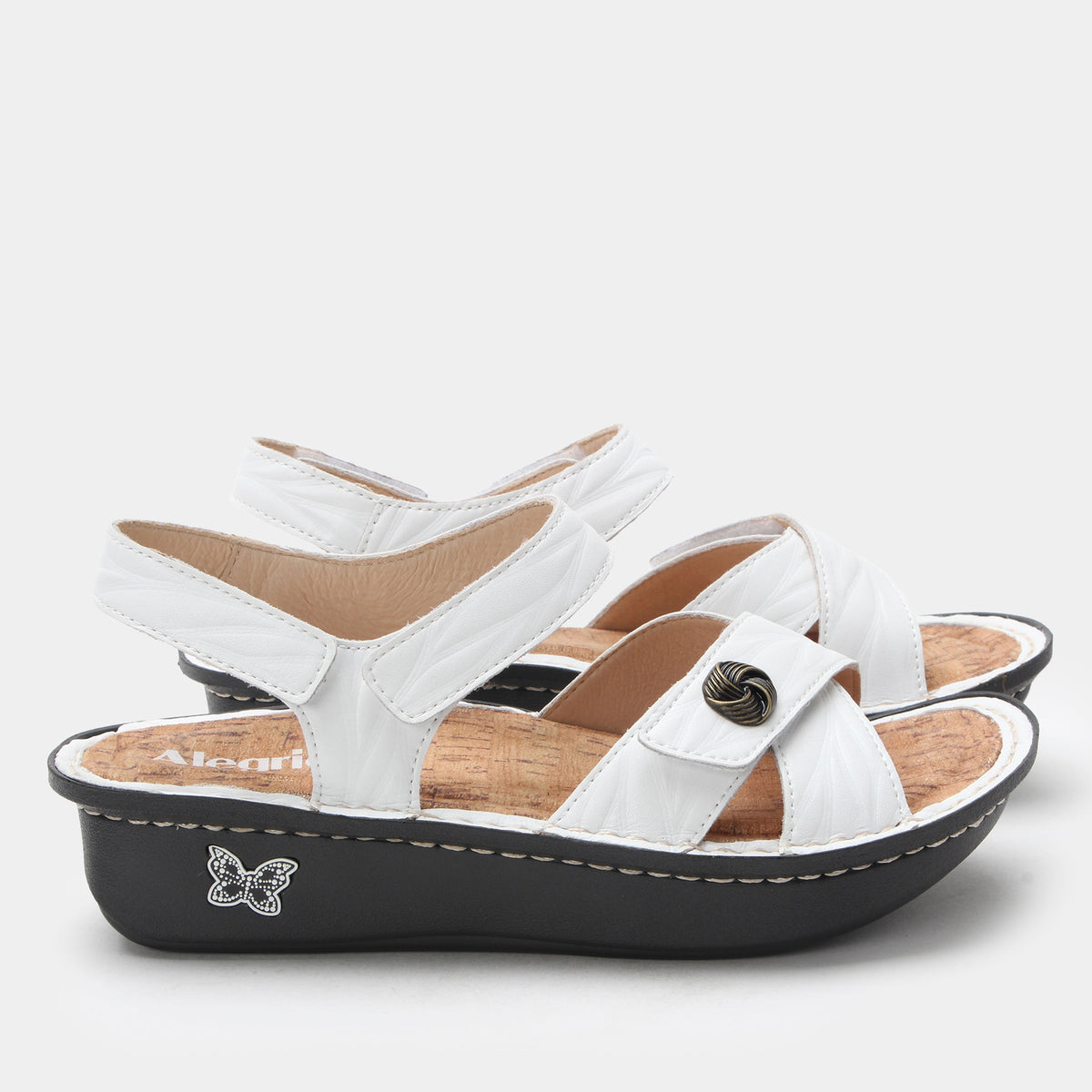 Alegria Kelsi Fondly White Sandal