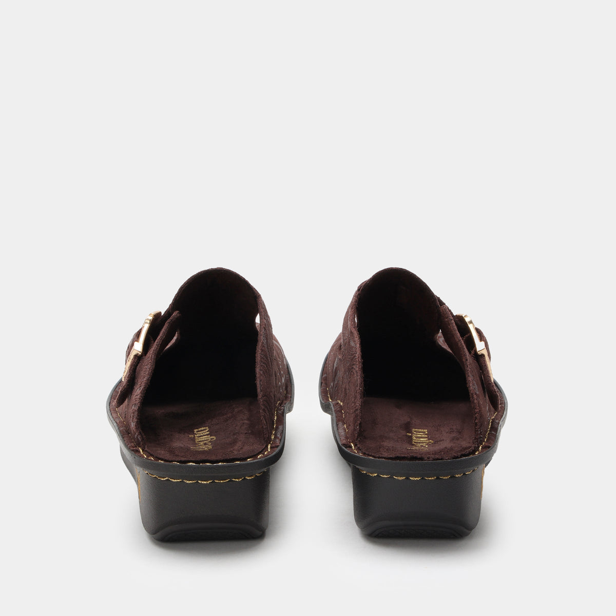 Alegria Classic Swirling Brown Shoe
