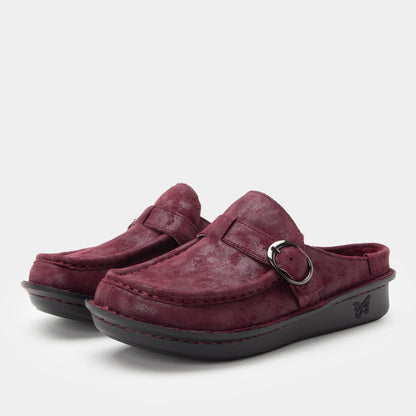maroon mist clog,36