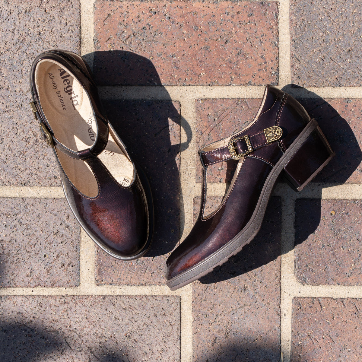 Alegria Winslett Crushed Garnet Shoe