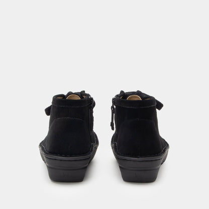 Alegria Fae Black Suede Boot