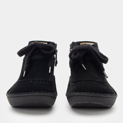 Alegria Fae Black Suede Boot