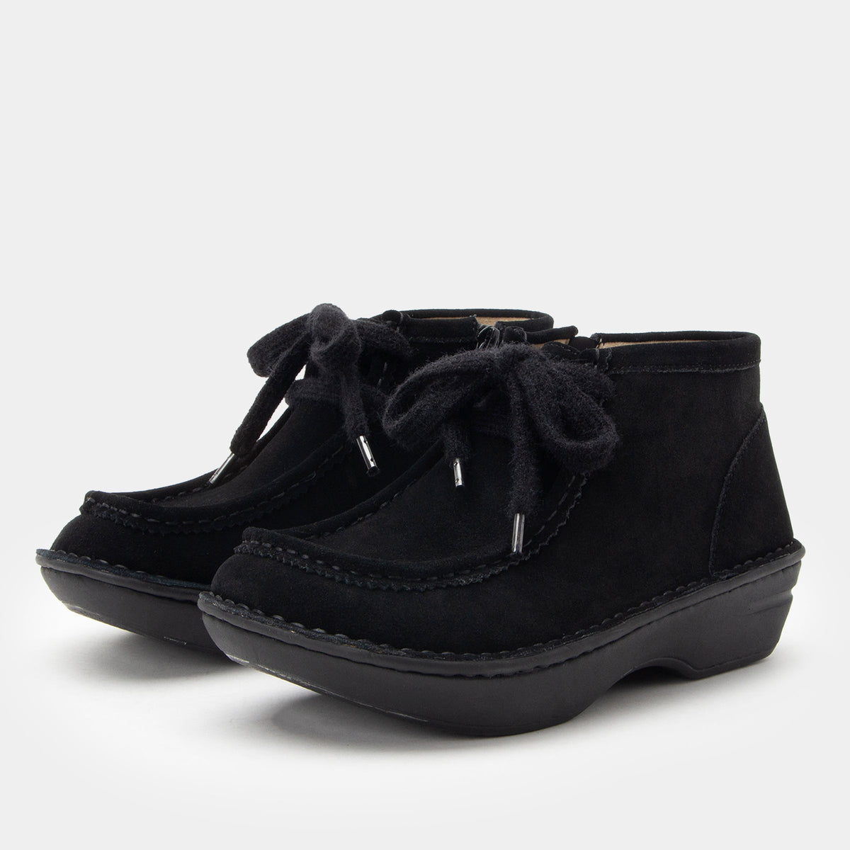 black suede boot,36