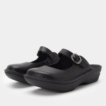 Alegria Fabel Washed Black Shoe