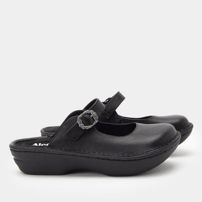 Alegria Fabel Washed Black Shoe