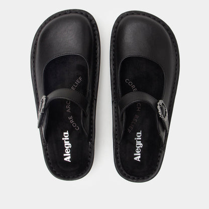 Alegria Fabel Washed Black Shoe