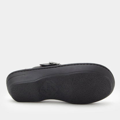 Alegria Fabel Washed Black Shoe