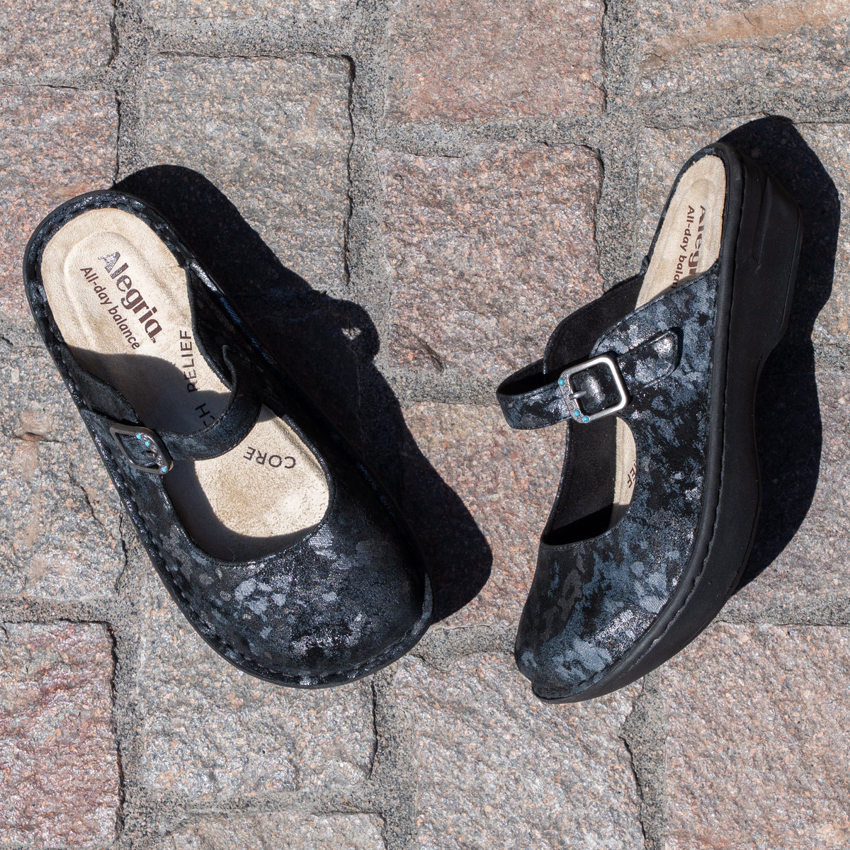 Alegria Fabel Ink Storm Shoe
