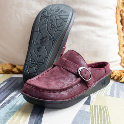 Alegria Brigid Maroon Mist Clog
