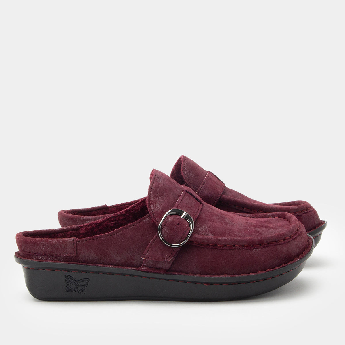 Alegria Brigid Maroon Mist Clog