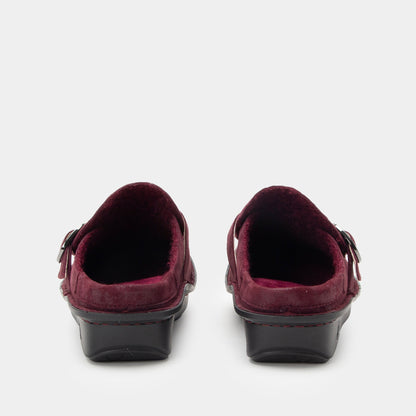 Alegria Brigid Maroon Mist Clog