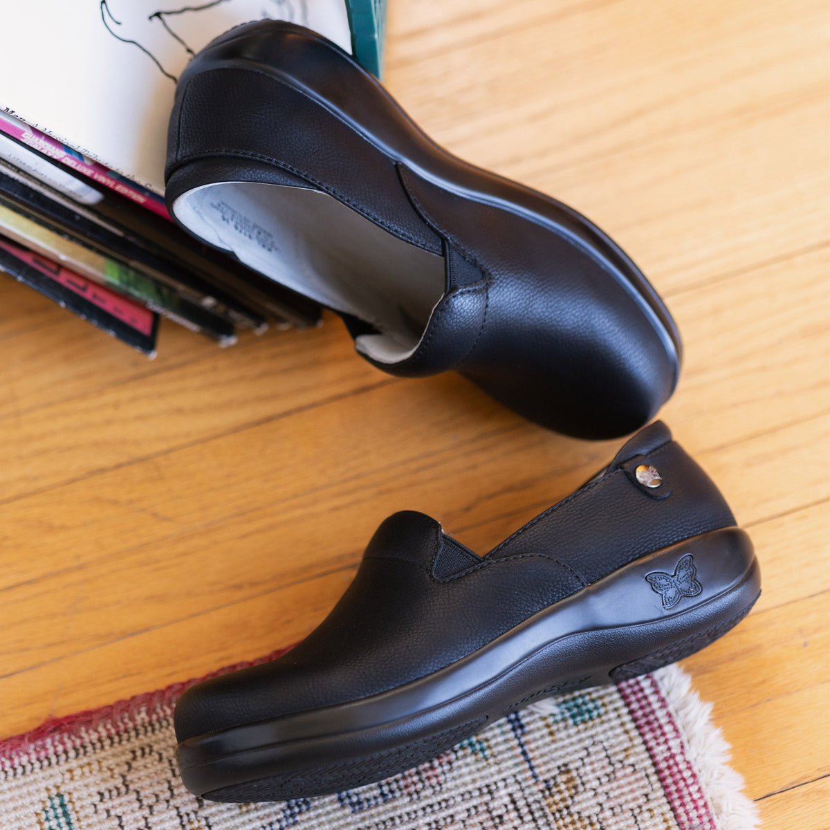 Alegria Keli Nu Black Shoe